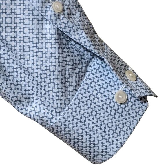 Eton contemporary fit signature twill cotton dress shirt classic men's XL - Picture 11 of 12